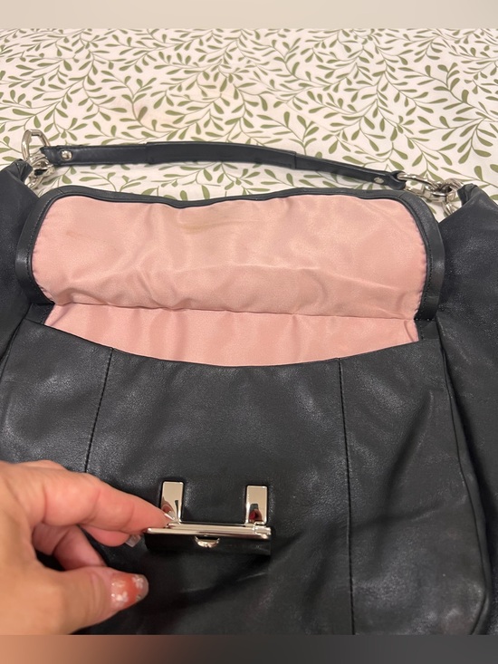 Coach Kristin Black Hobo Shoulder Bag with Front Pocket # F22309